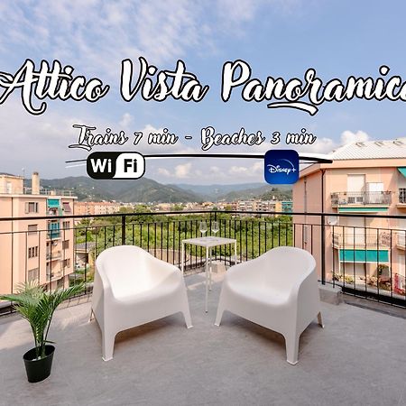 Appartamento Penthouse Panoramic View - Sea 3Min - Ac - Wifi Albisola Superiore Esterno foto