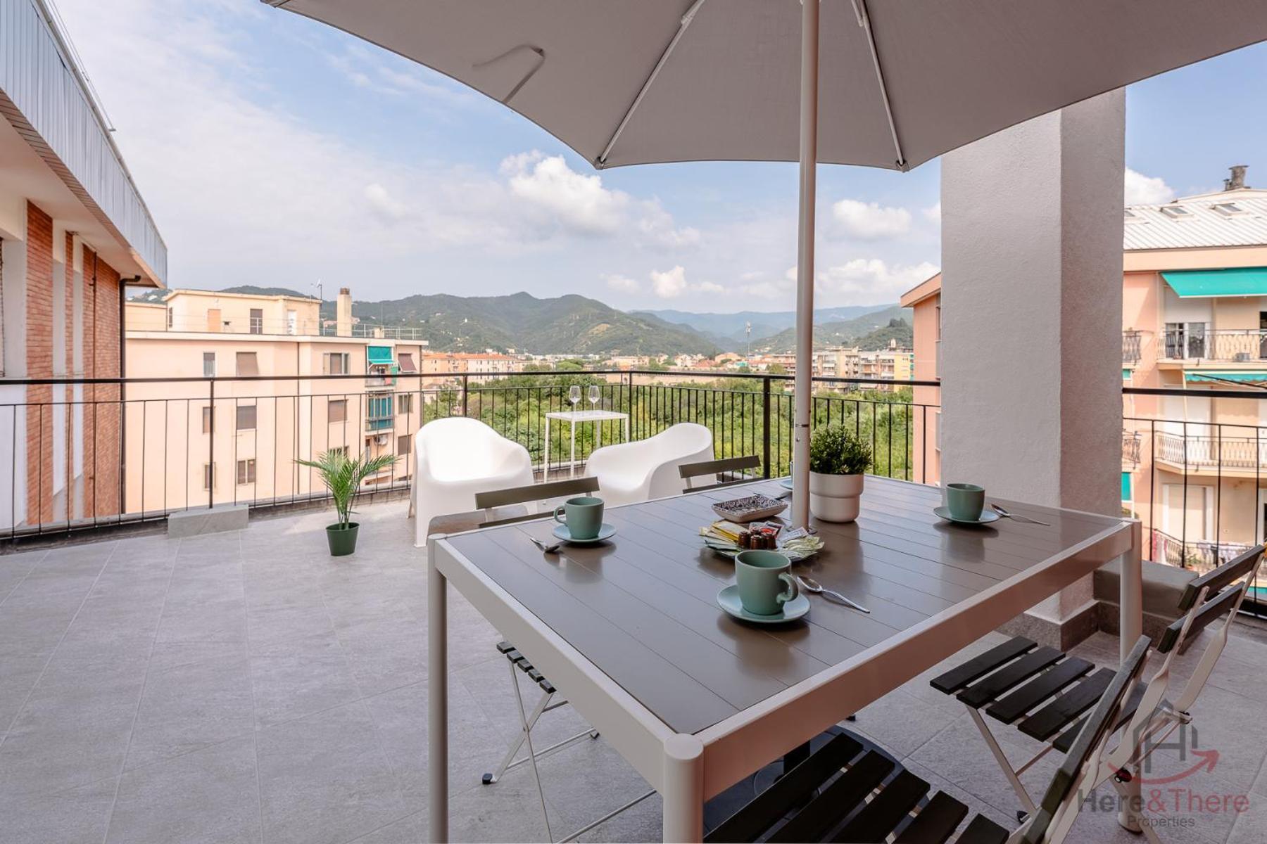 Appartamento Penthouse Panoramic View - Sea 3Min - Ac - Wifi Albisola Superiore Esterno foto